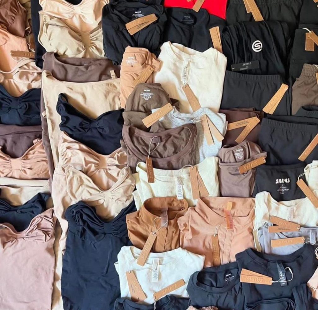 Skims Clothing Liquidation Pallets