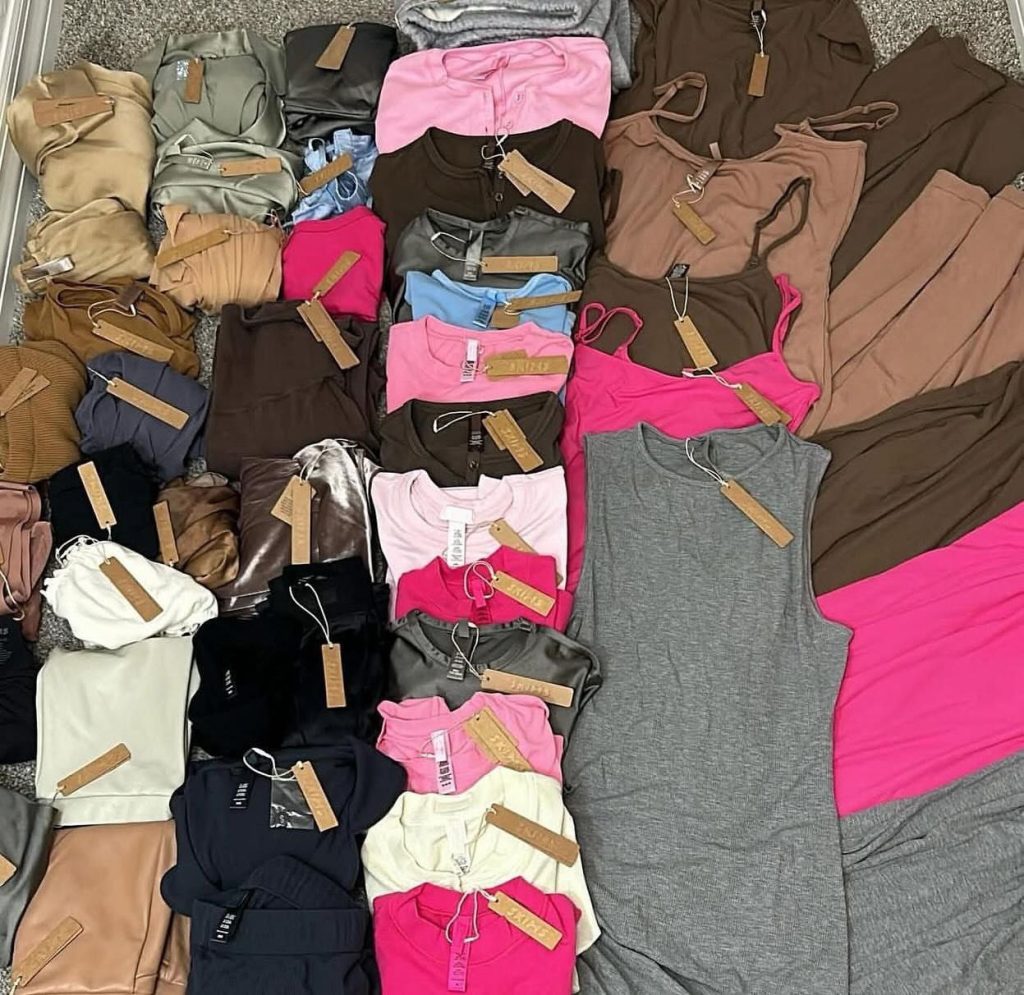 Skims Clothing Liquidation Pallets